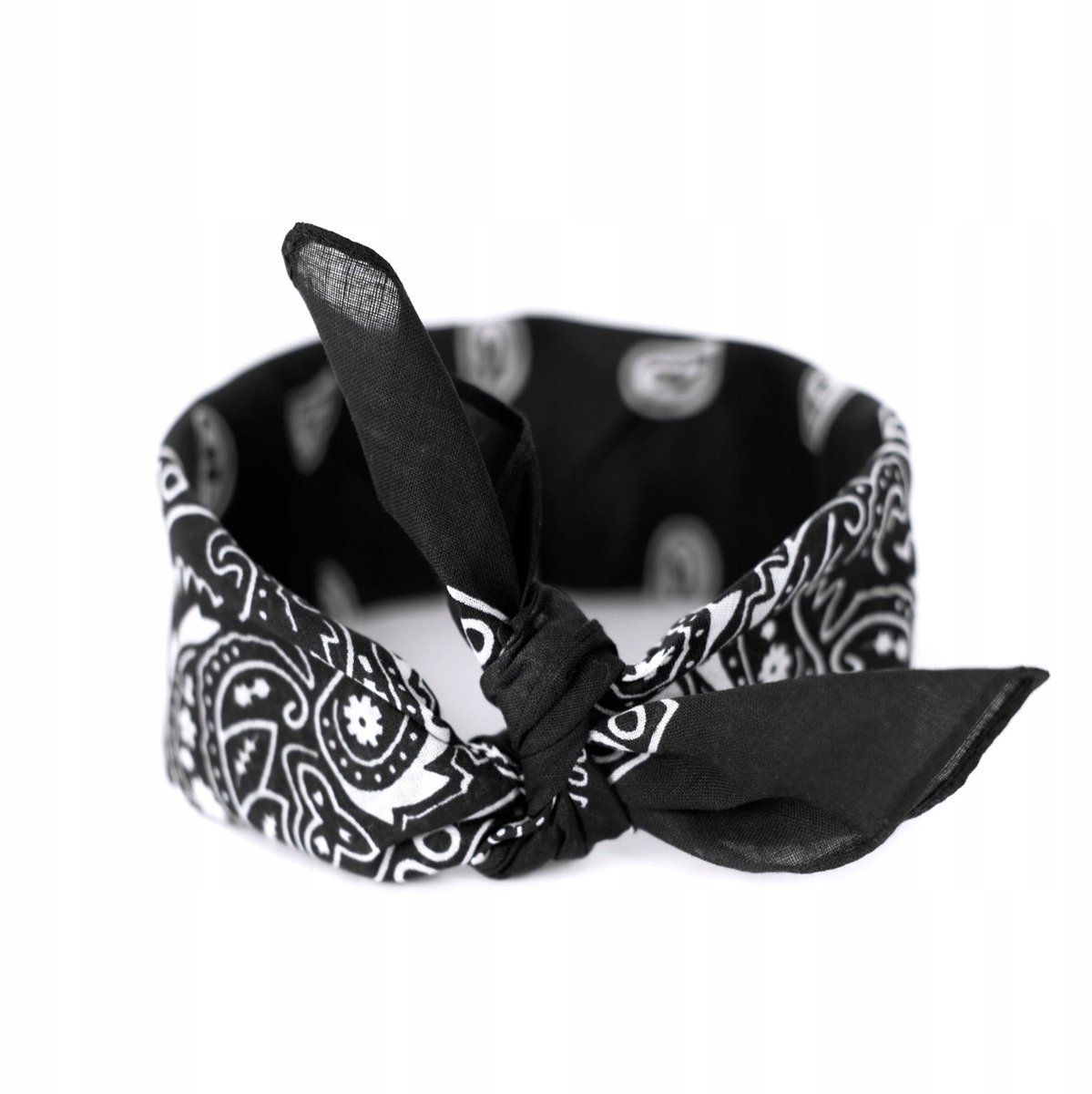 Klassieke Zwarte Katoenen Bandana - Multifunctioneel