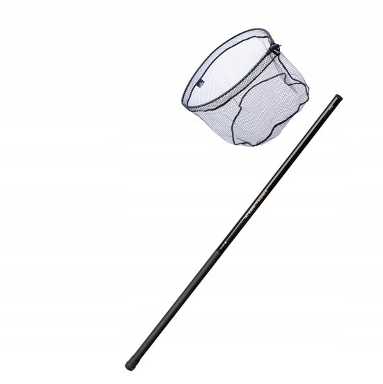 Mikado Telescoop Schepnet 2m met Rubberen Net - 60x50cm — afbeelding 3