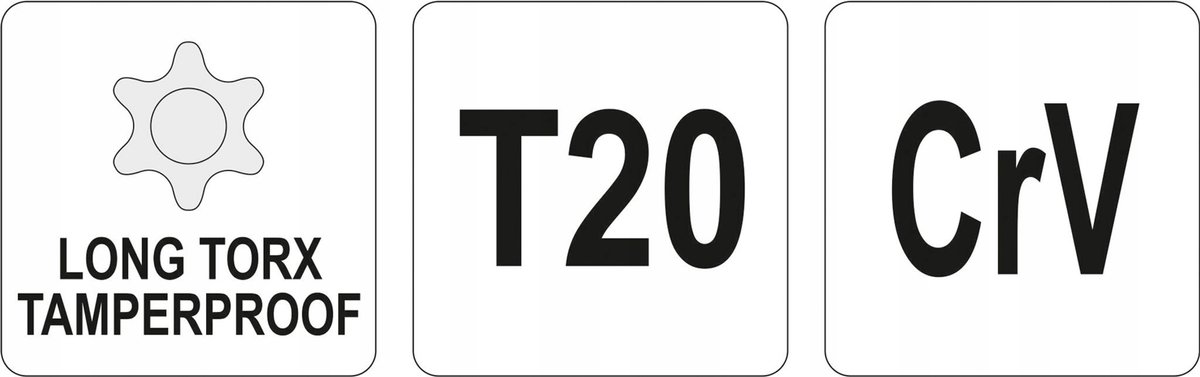 Yato Torx Security Bit T20 Lang - Gereedschap voor Professionals