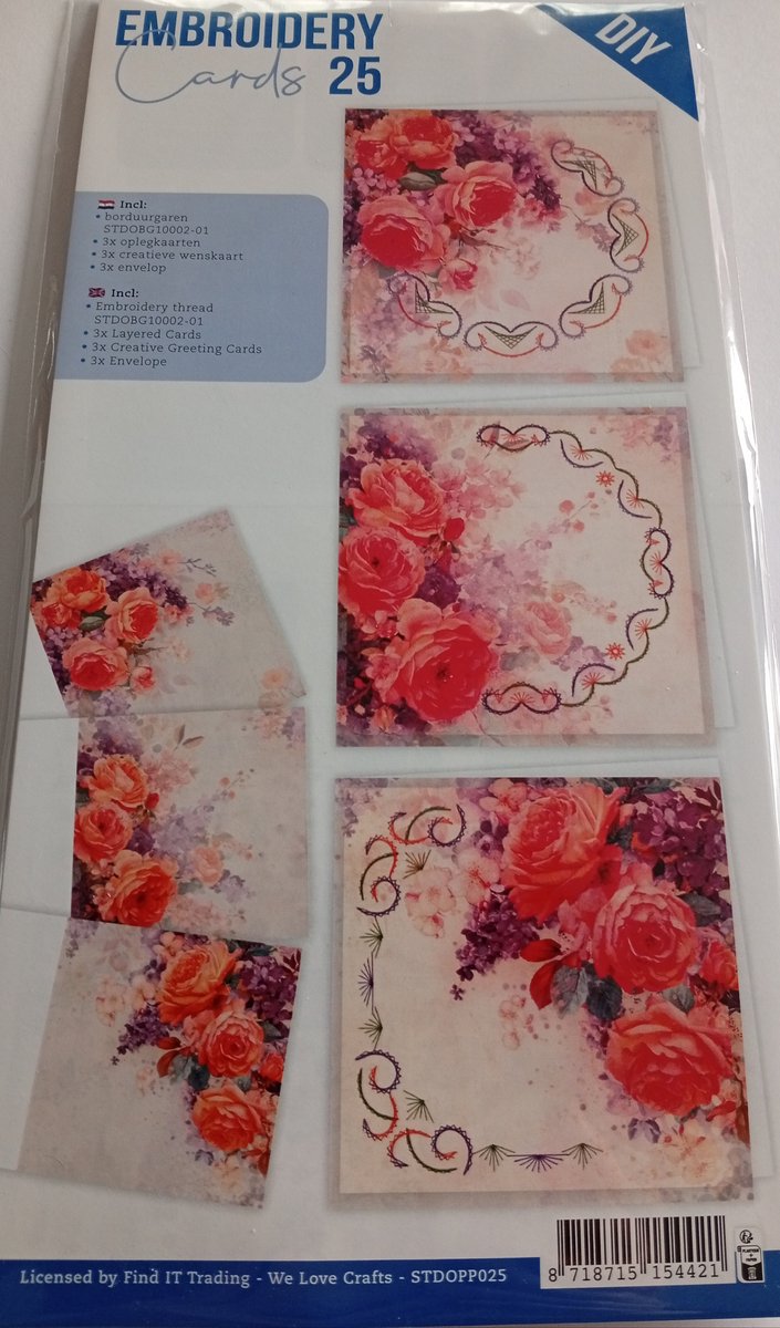 Embroidery cards 25