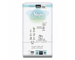 Sleepy Bio Natural Premium Plus Baby Luiers - 5 (11-18 Kg) - 36 Luiers