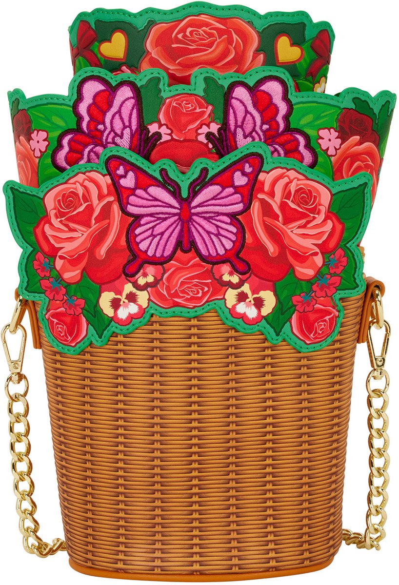 Loungefly Crossbody Bag Flower Basket