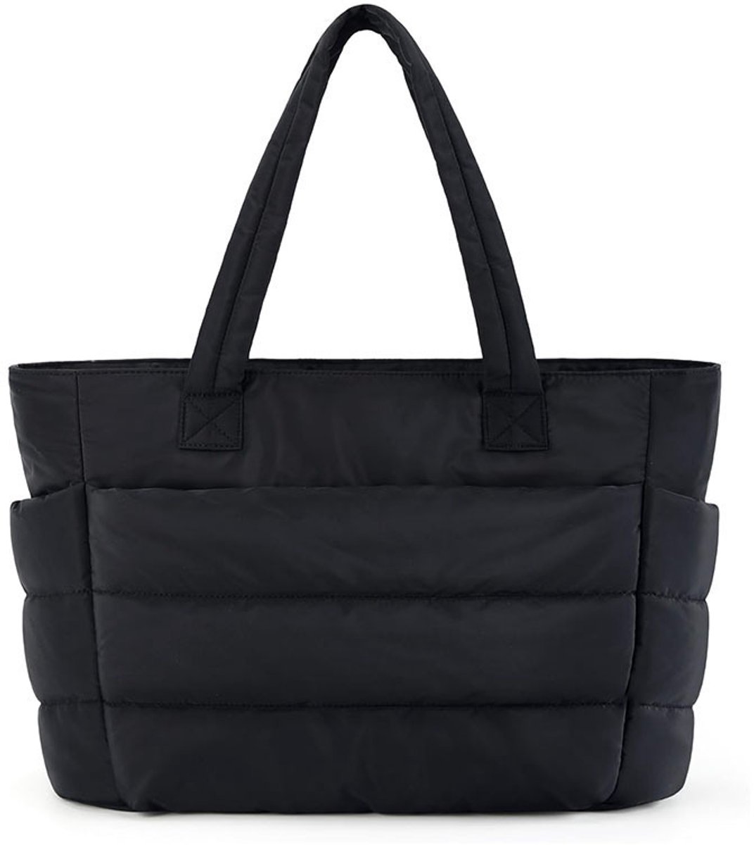 Handtas - Schoudertas - Sporttas - 35 x 16 x 49 cm - Laptoptas - Crossbody - Dames Tas - Geschikt voor werk, reizen en dagelijks gebruik - Zwart