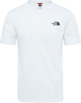 The North Face SS Redbox Tee Heren Outdoorshirt - TNF White - Maat L