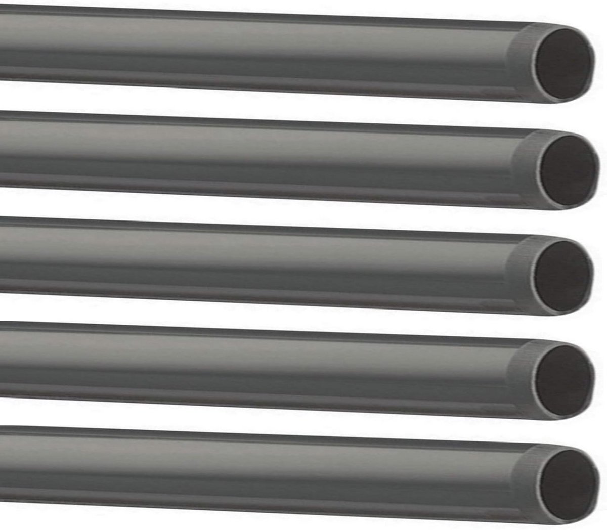 PVC Buizen en Fittingen Ø 50 mm - Hoek, Kniestuk, T-stuk, Doppen (Verpakking van 5 stuks)