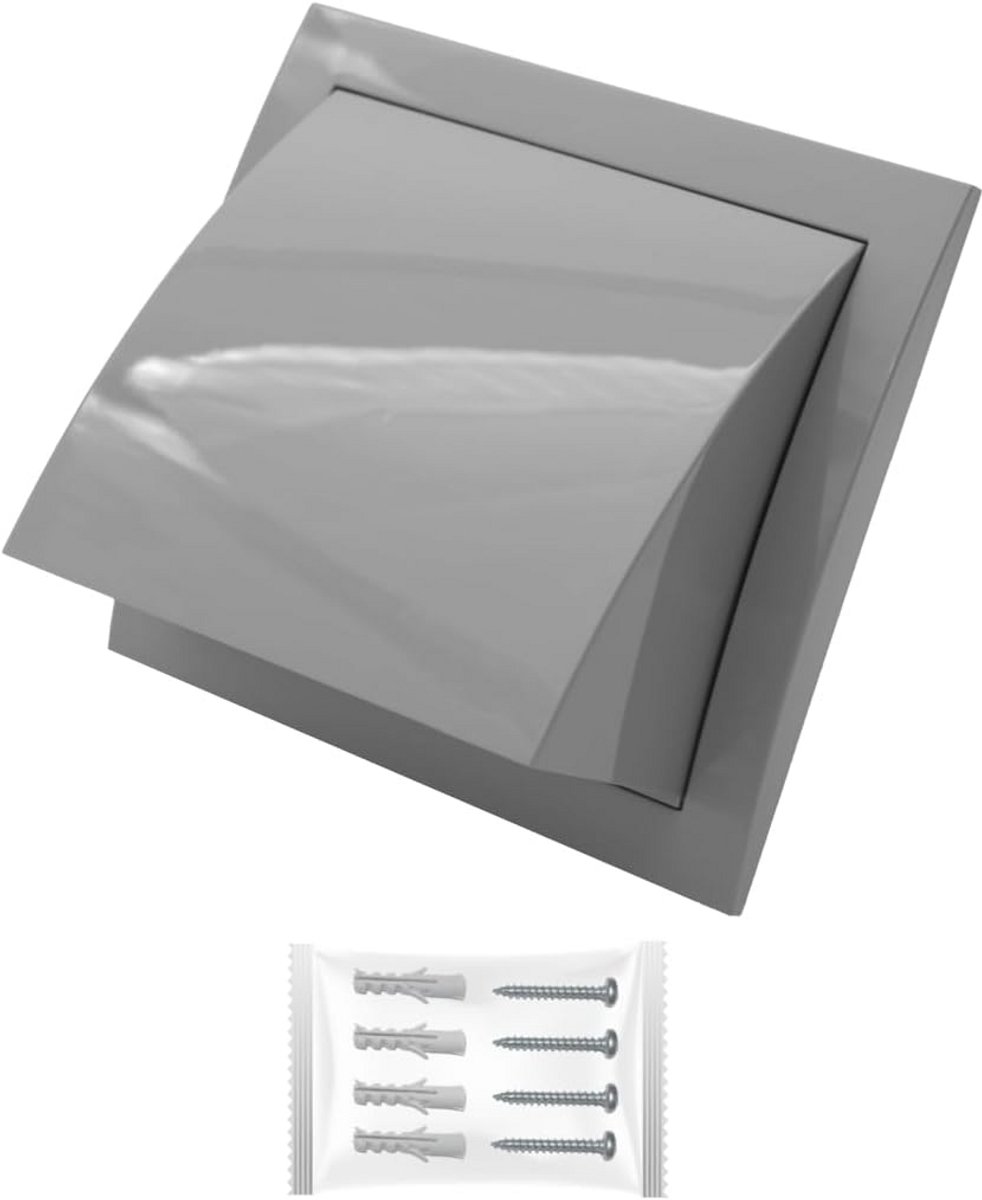 Ventilatiekap 125 mm met Terugstroomklep en Insectenbescherming - PVC en ABS Ventilatieoplossing