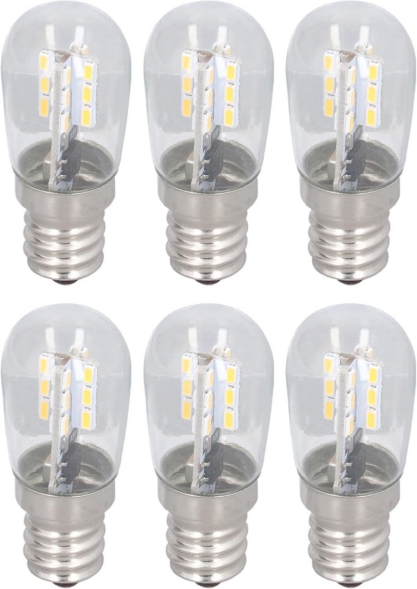 10x E12 LED Gloeilampen Warm Wit 500LM - Kleine Plafond- en Wandlampen 220V