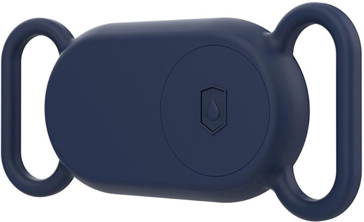 Go Go Gadget - Siliconen case - Geschikt voor Samsung Galaxy SmartTag2 - Huisdier case - Halsbanden tracker - Blauw