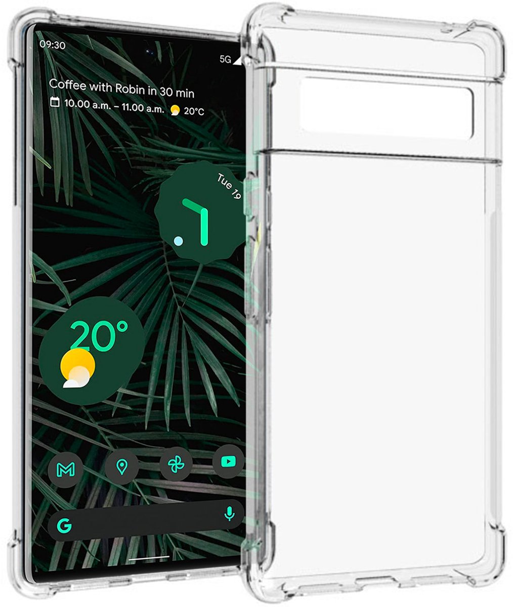 imoshion Hoesje - Geschikt voor Google Pixel 6 Pro - Shockproof Case - Transparant