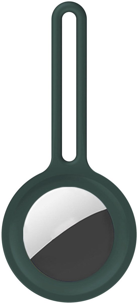 imoshion Siliconen Keychain Case geschikt voor AirTag - Donkergroen