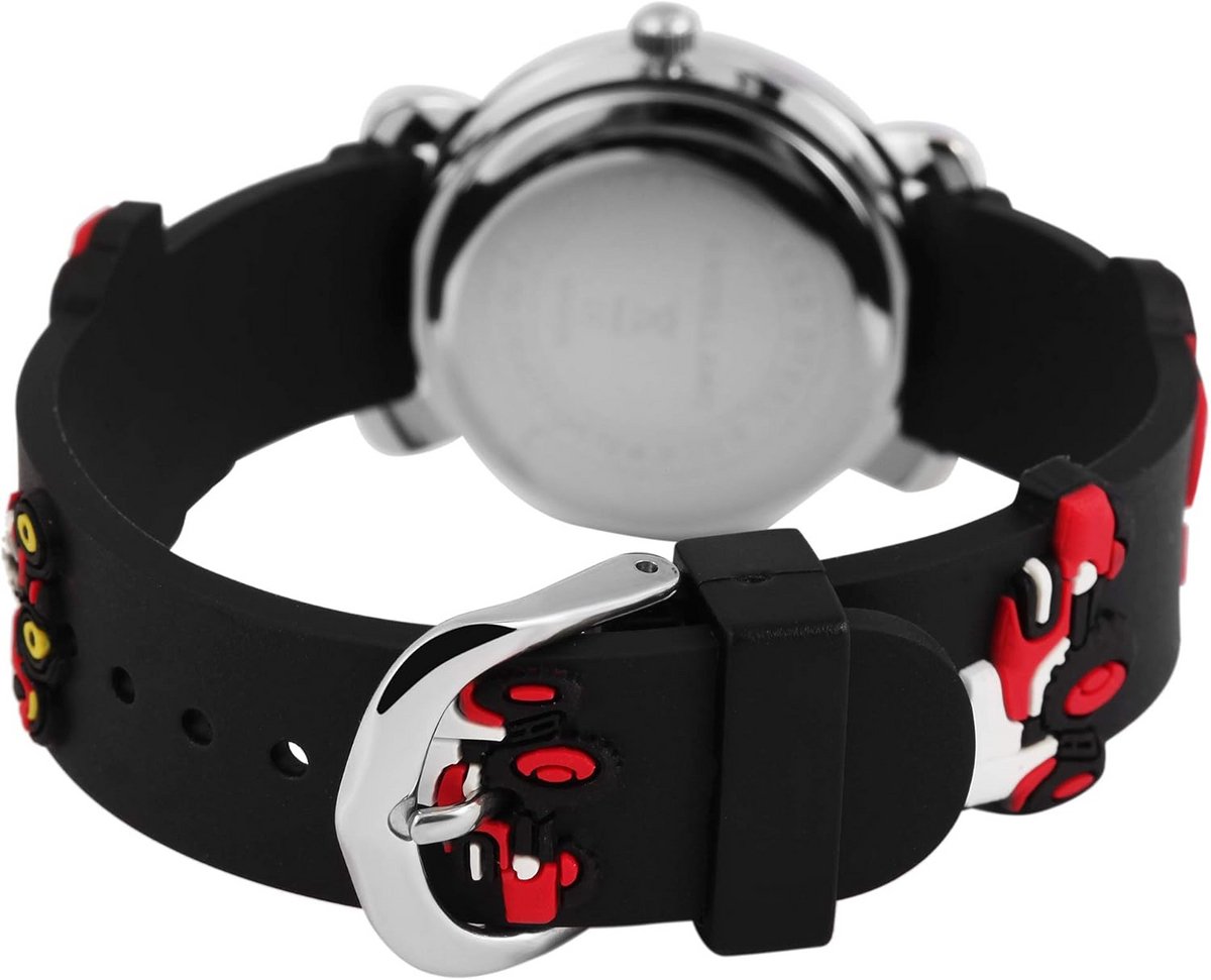 Kinderhorloge met Tractor - Analoog, Siliconen Band voor Jongens en Meisjes