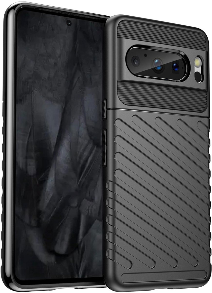 imoshion Hoesje - Geschikt voor Google Pixel 8 Pro - Thunder Backcover - Zwart