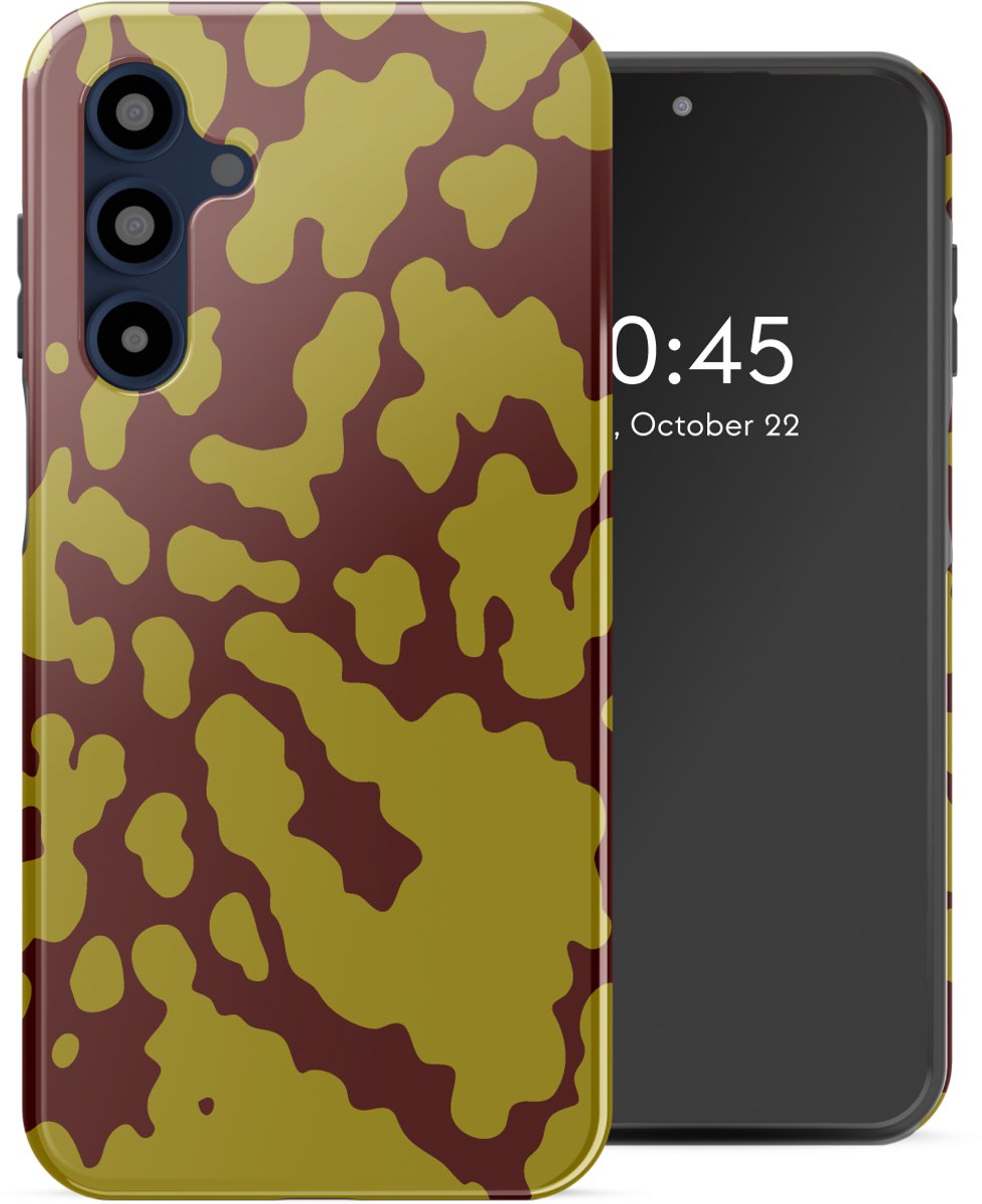Selencia Hoesje - Geschikt voor Samsung Galaxy A16 (4G) / A16 (5G) - Backcover - Moo'd Olive Dust