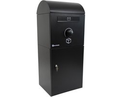 Parcelsafe Pakketbrievenbus L Zwart - Anti Diefstal - Super Veilig - Oersterk - 5 jaar garantie
