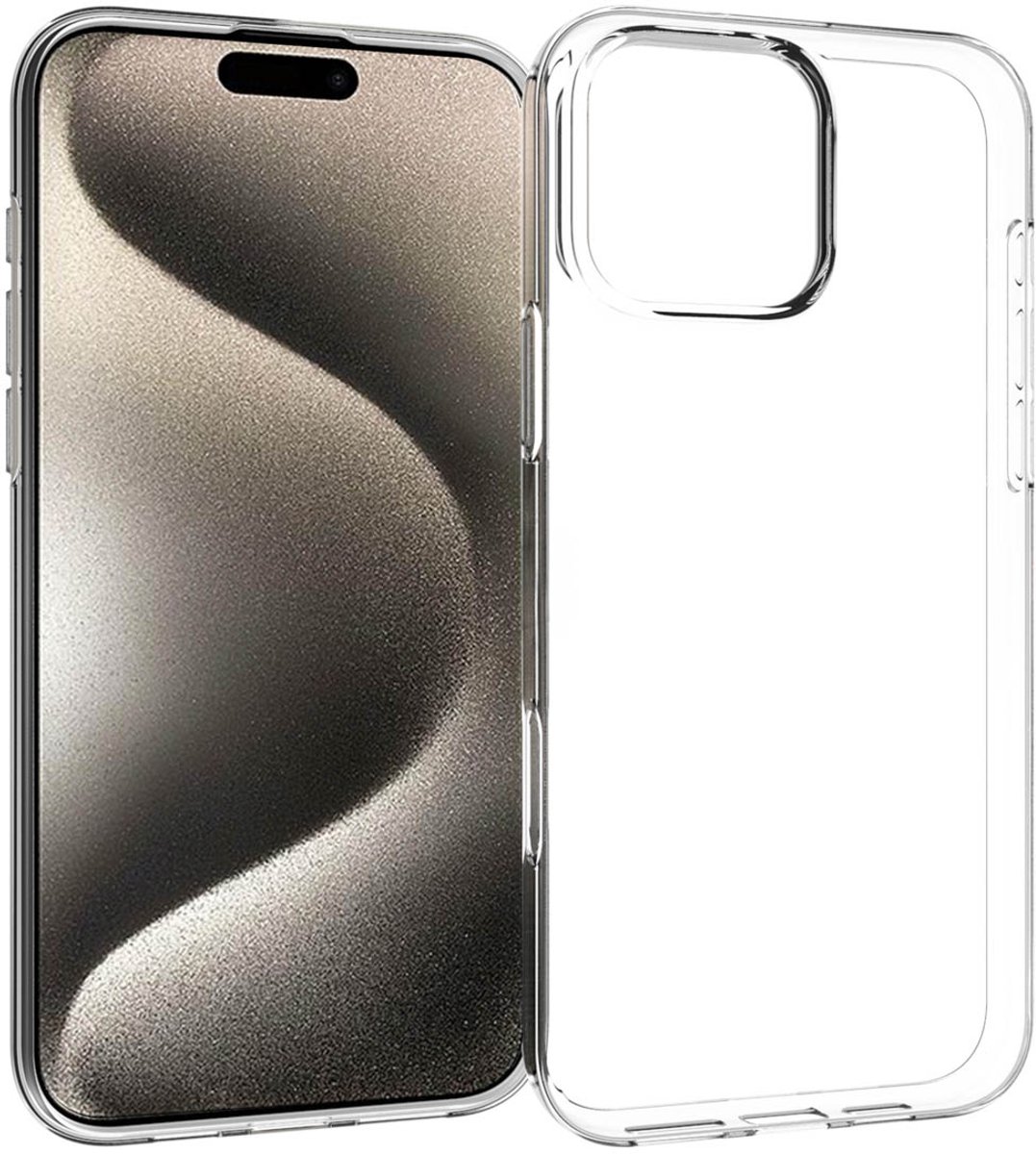 Accezz Hoesje - Geschikt voor Apple iPhone 16 Pro Max - Clear Backcover - Transparant