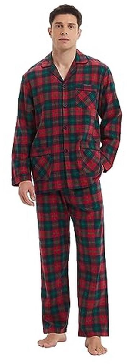 Comfortabele couple pyjamaset van 100% katoen met zakken