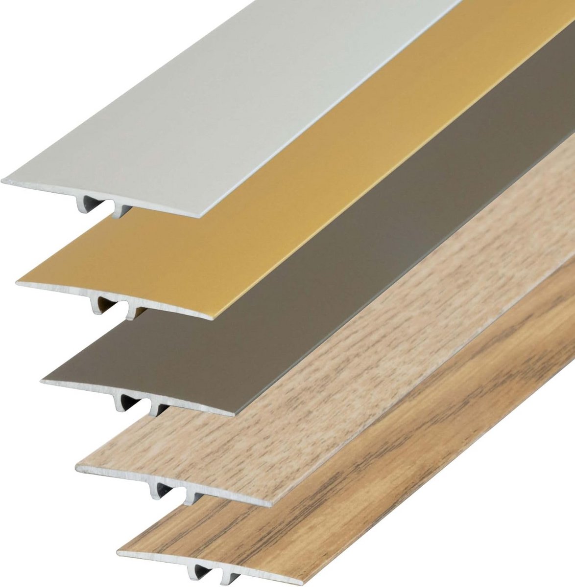 Overgangsprofiel Plat 180cm x 35mm voor Schroeven - Geanodiseerd Aluminium