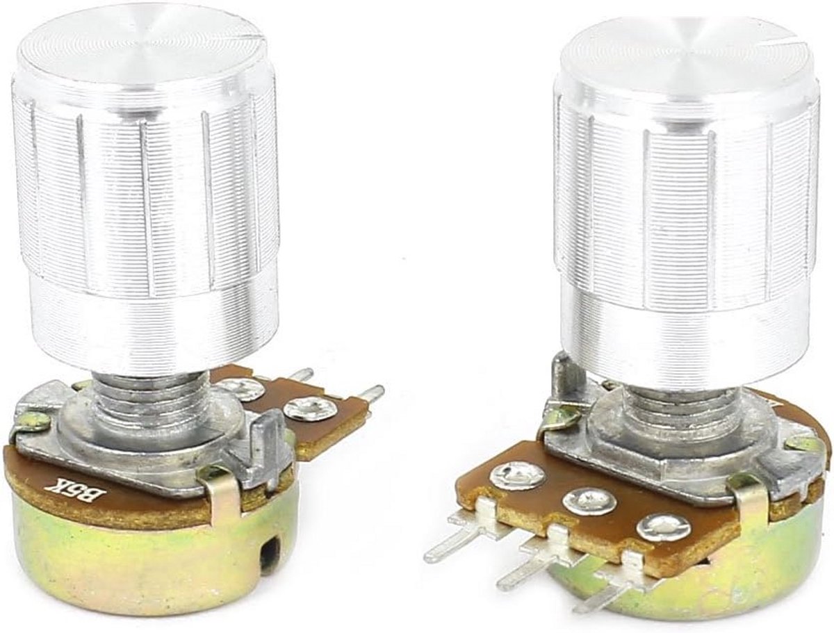 5K Ohm Lineaire Taper Rotary Potentiometer - 2 Stuks