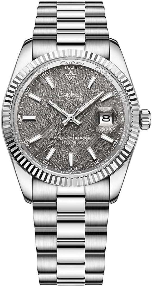 Automatisch horloge heren met saffierglas, gangreserve en waterdicht design