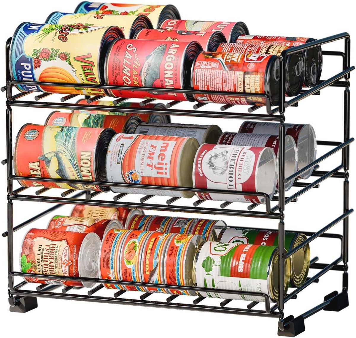 Stapelbare Blikopslag Dispenser voor Keuken en Pantry