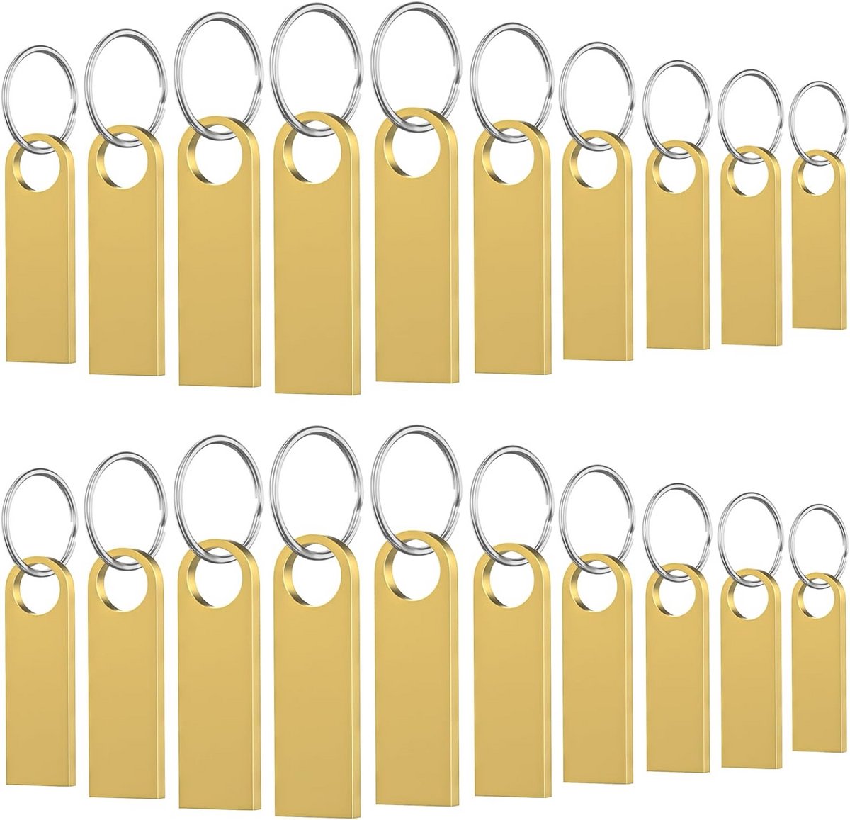 USB-stick 16GB Mini Metaal Geheugenstick 3.0 - 2 Stuks