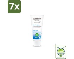 7 x WELEDA - Tandpasta Saline - 75ml - Grootverpakking - Tandpasta - Natuurlijke Tandpasta - Zeezout Tandpasta - Mondgezondheid - Tandplak
