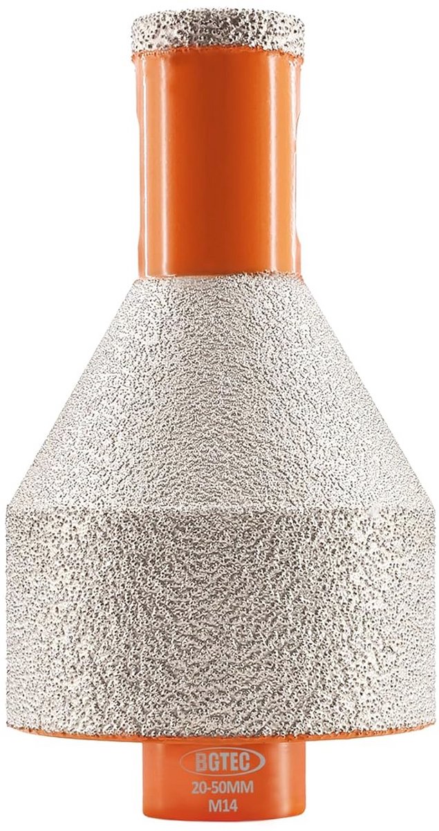 Diamantboor 4/5 inch en 2 inch voor Keramische Tegels, Porseleinen Tegels en Marmer - M14-schroefdraad