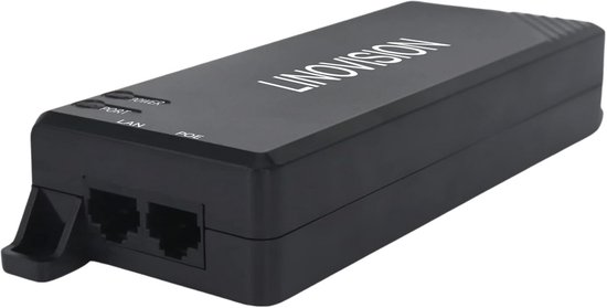 YuLinca PoE 2.5 Gigabit Injector, 802.3af/at/bt 90W Power Over Ethernet PoE, 100/1000/2500 Mbps, niet-PoE naar PoE-adapter, Plug & Play, afstand tot 100 meter
