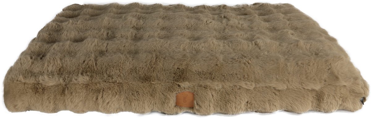 Boony est ‘1941’ ligkussen Hondenkussen Imitatiebont - Kleur: Stag Brown - 100x70x9 cm