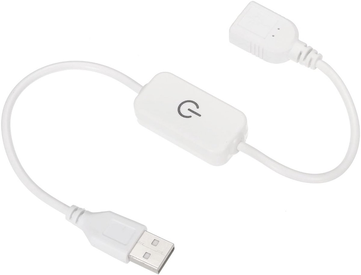 LED Touch-schakelaar Dimmer met USB, 5V, 3A - Regelbare Helderheid voor LED Verlichting