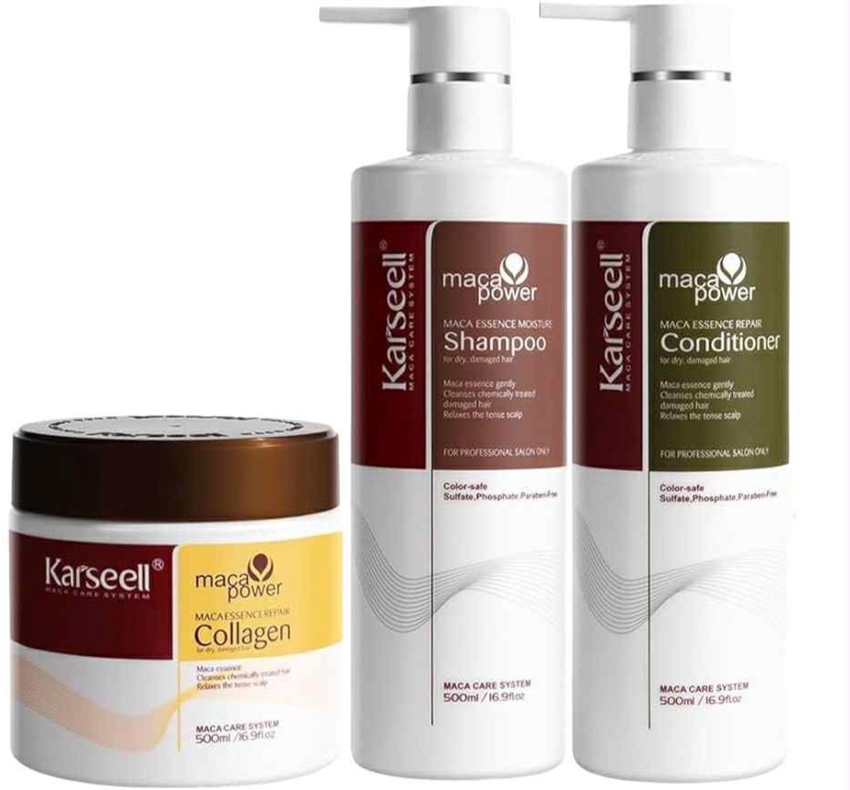 Karseell - Haarmasker + Shampoo + Conditioner Voordeel bundel pakket