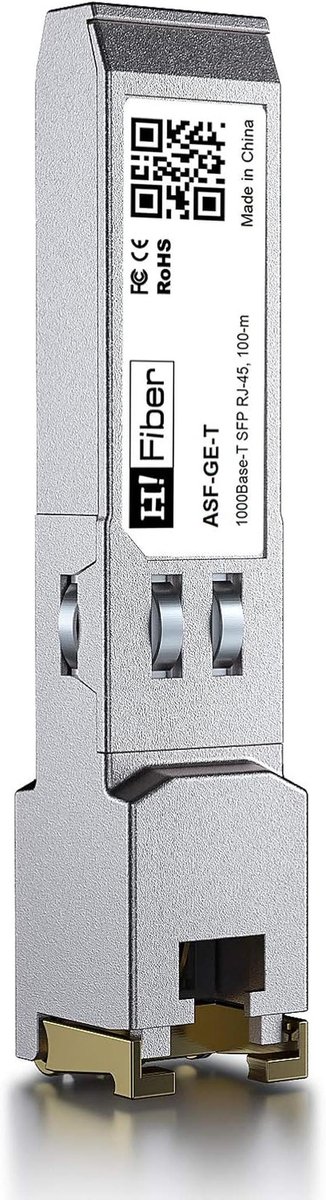 RJ45 SFP Modul 1000Base-T Kupfer Transceiver tot 100m