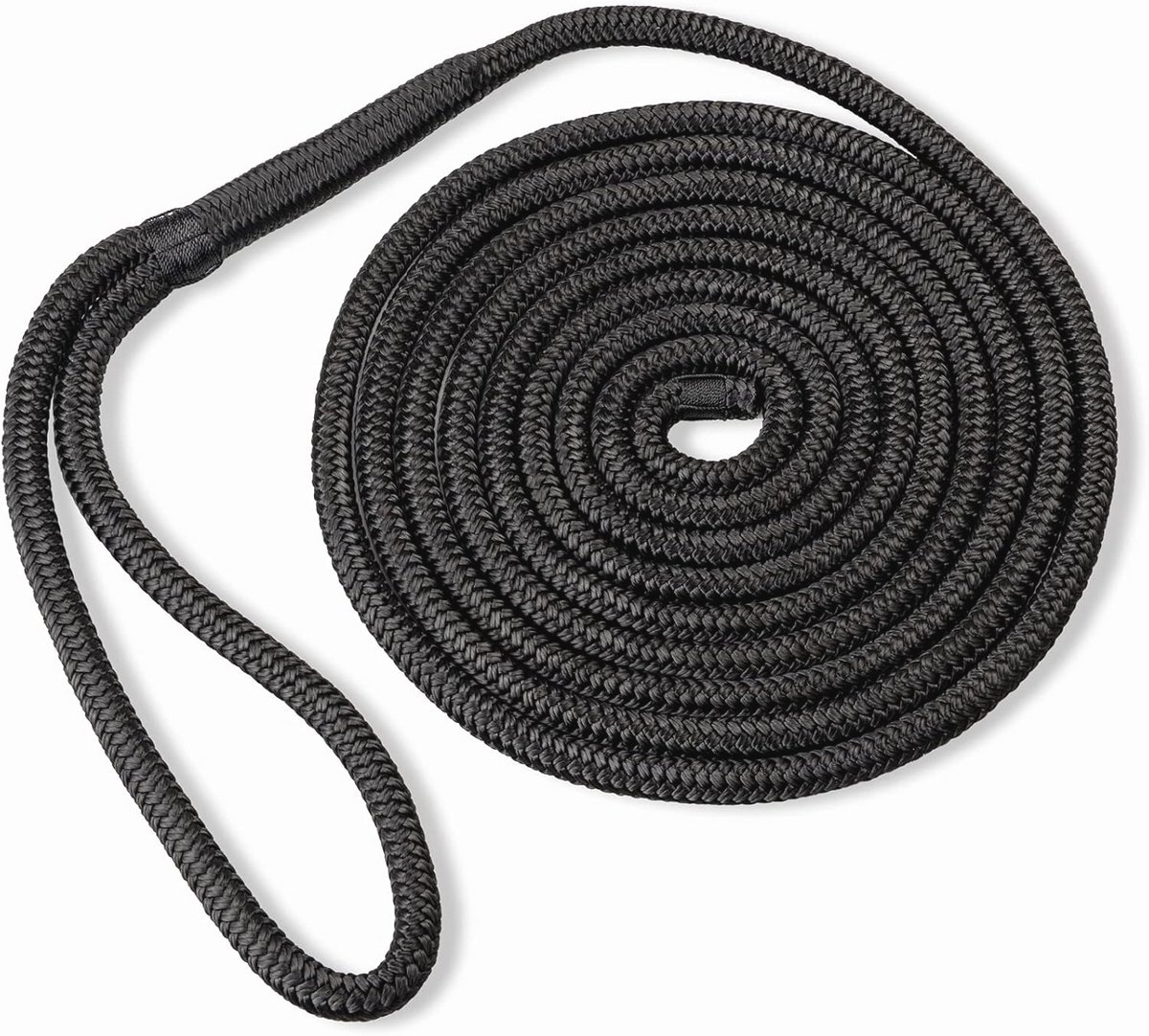 Dubbel Gevlochten Nylon Docklijn Touw - 1/2-inch x 20-voet