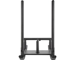 VEVOR Gewichtsslee Power Sled Krachttrainingslee om de Snelheid te Verbeteren bij Atletische Oefeningen, Fitnessapparaat met Handvat, Compatibel met 25/51 mm Gewichtsschijven, Zwart
