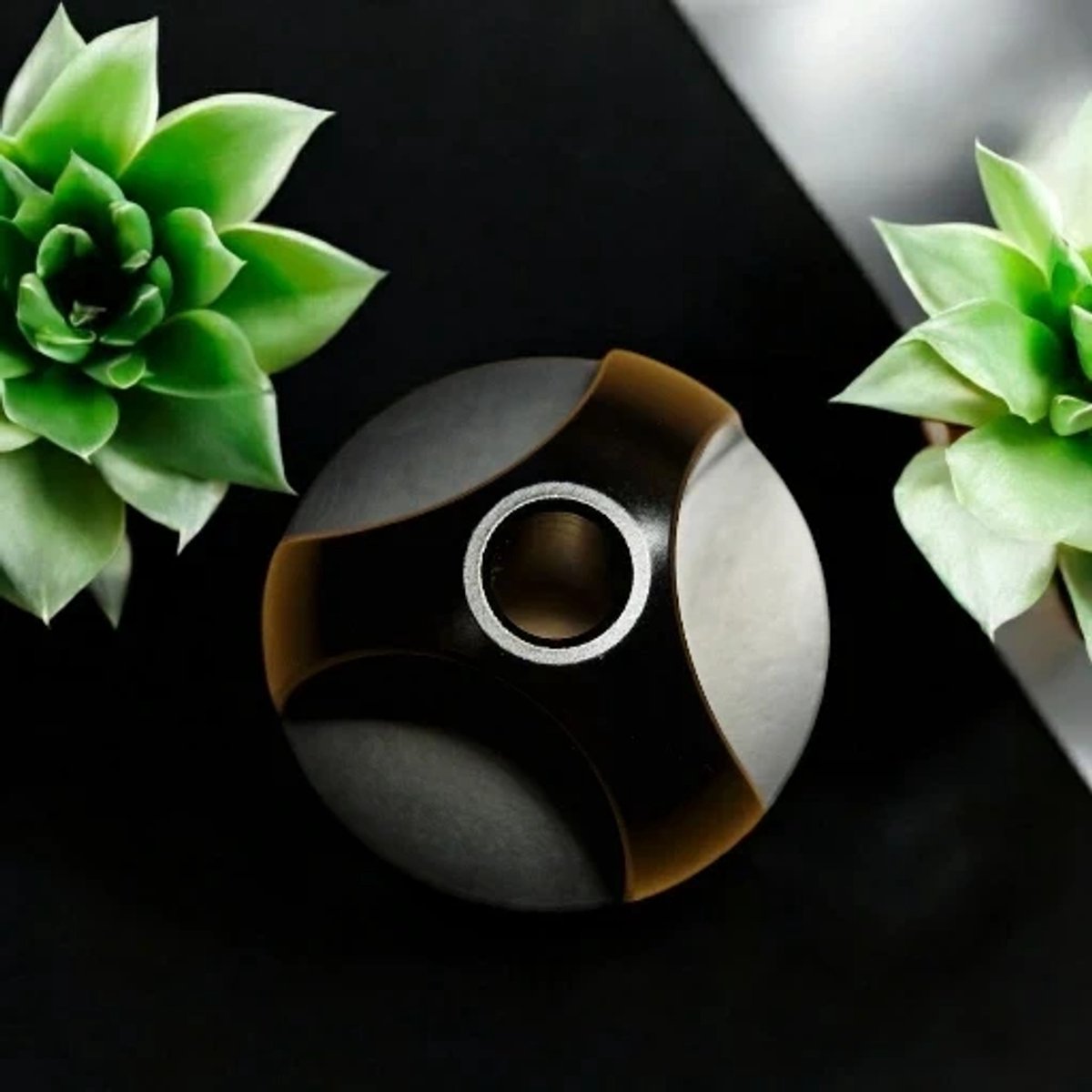 CleanGroove - Singel Adapter - Black Steel - 45 RPM Adapter - Vinyl Adapter - Puck