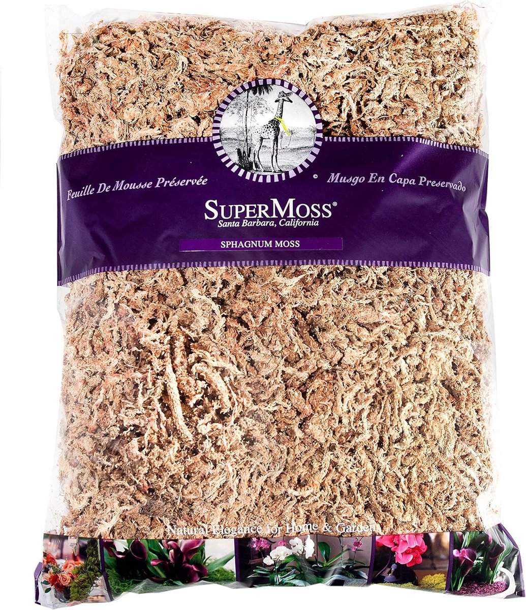 Gedroogd Sphagnum Mos voor Orchideeën, Natuurlijk, 907 gram