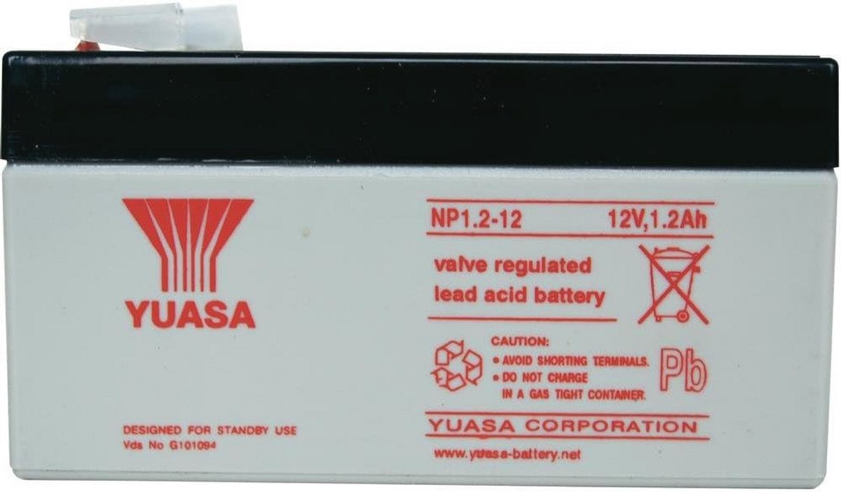 12V Loodaccu voor UPS Back-up en Noodalarm - 1 Stuk