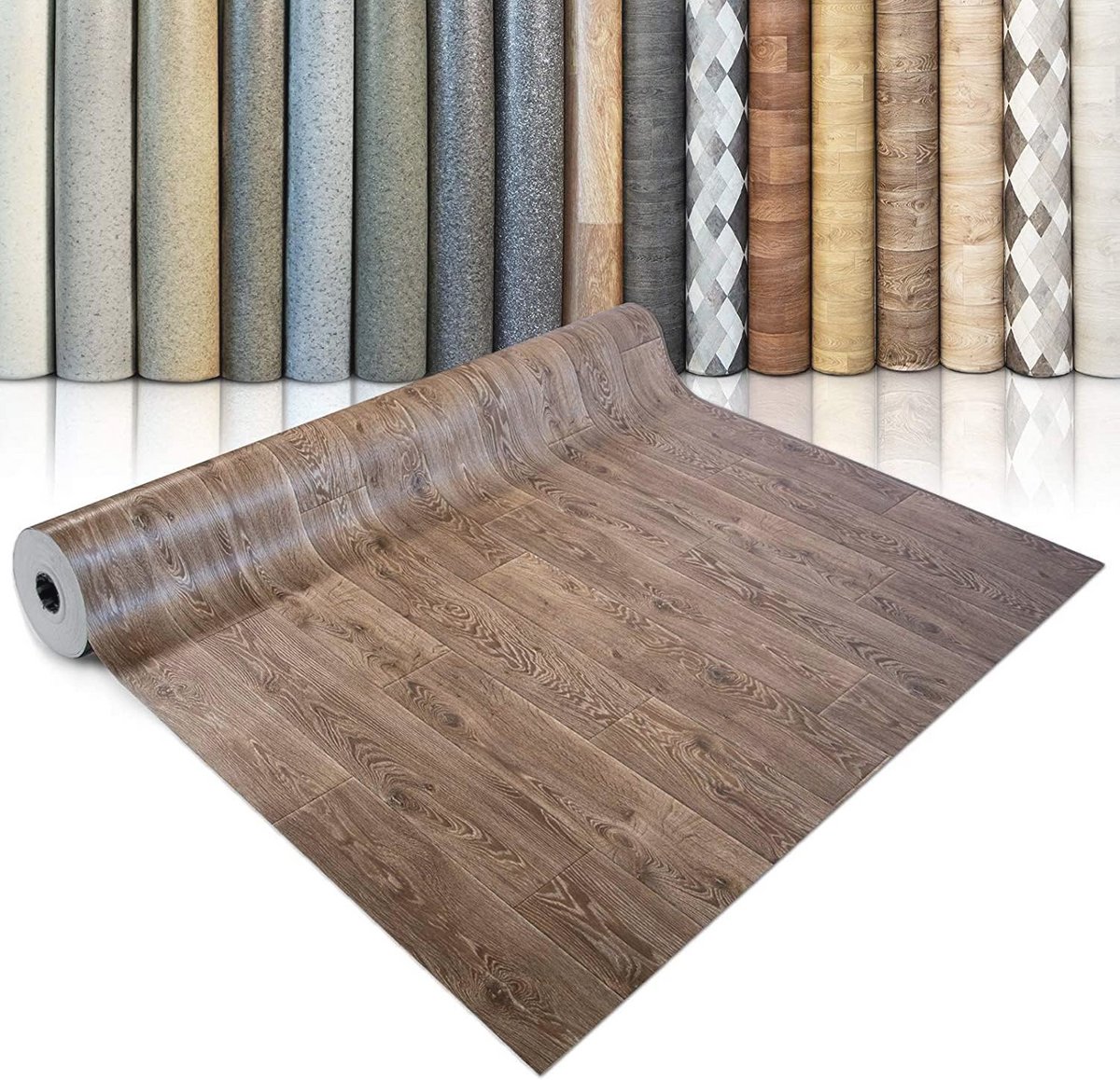 Vinyl Vloerbedekking Per Meter - Houtlook, Tegellook & Steenlook