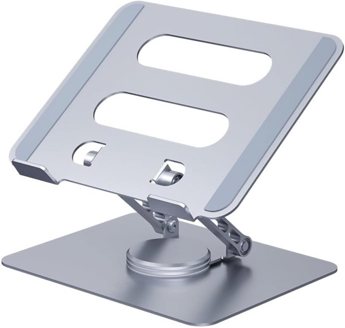Aluminium 360 Graden Laptop/Tablethouder - Duurzaam en Flexibel