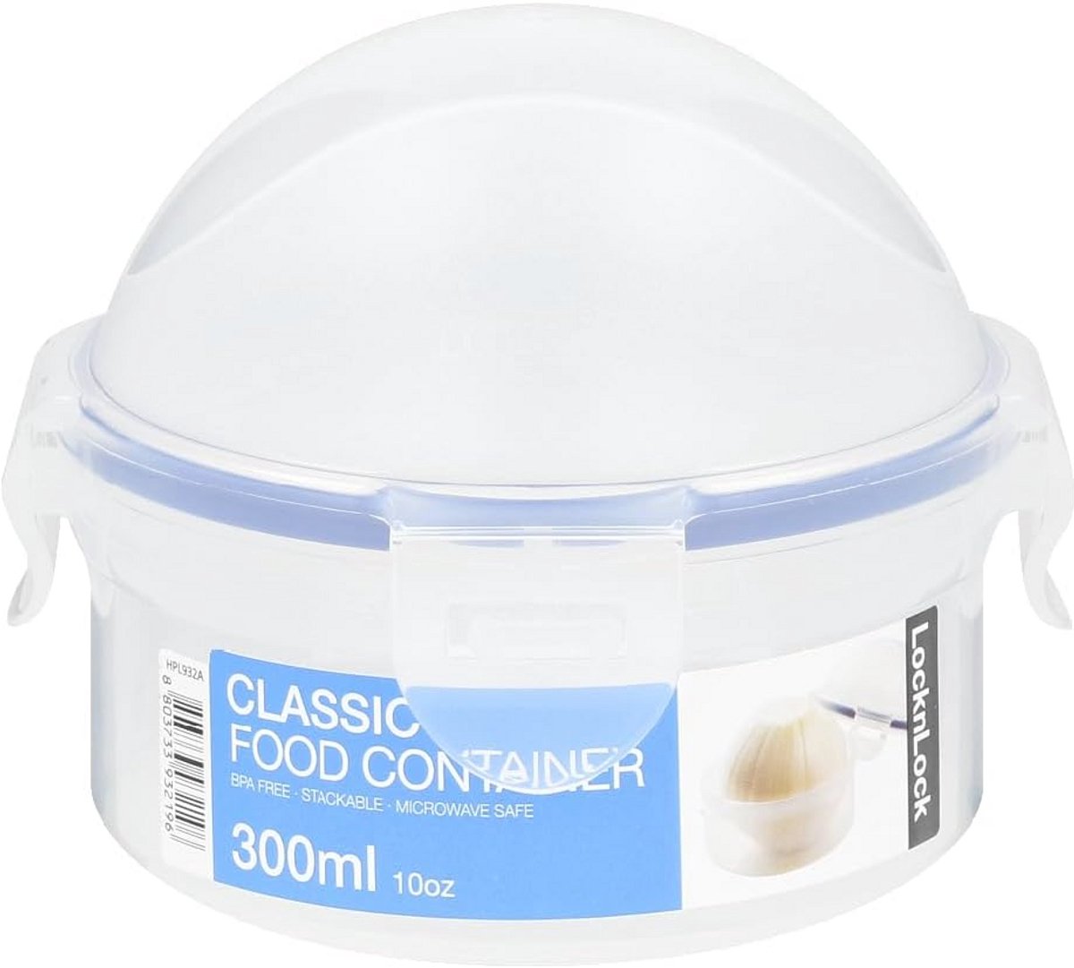 Luchtdichte ronde voedselcontainer voor uien - 300 ml