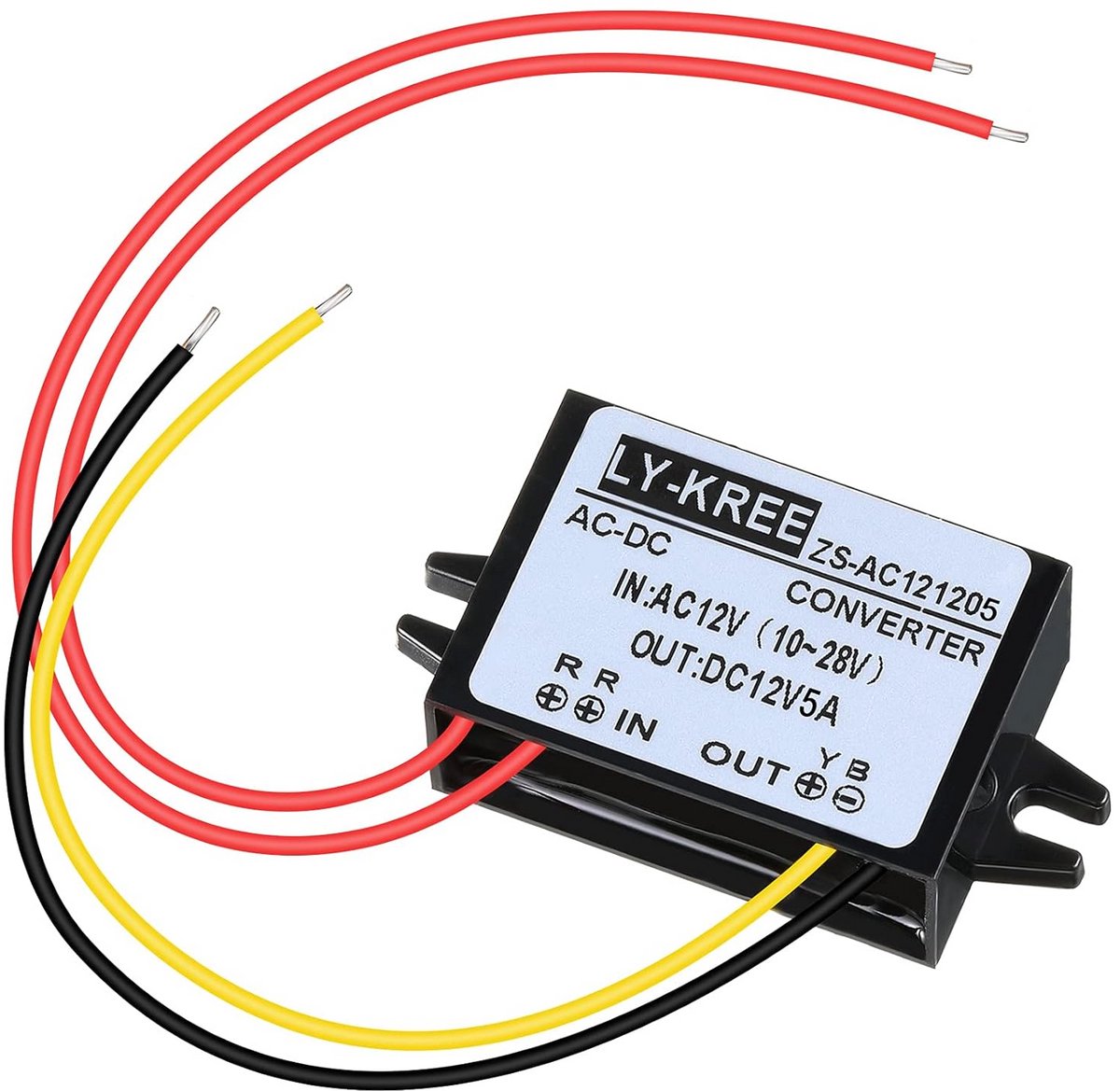 AC-DC Gelijkrichter 12V Waterdichte Omvormer voor Autoschermen en Pompen 5A