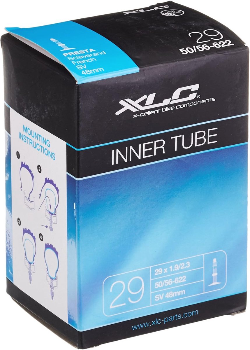 Fietsbinnenband voor volwassenen 29 x 1,9/2,3, 50/56-622, 48 mm