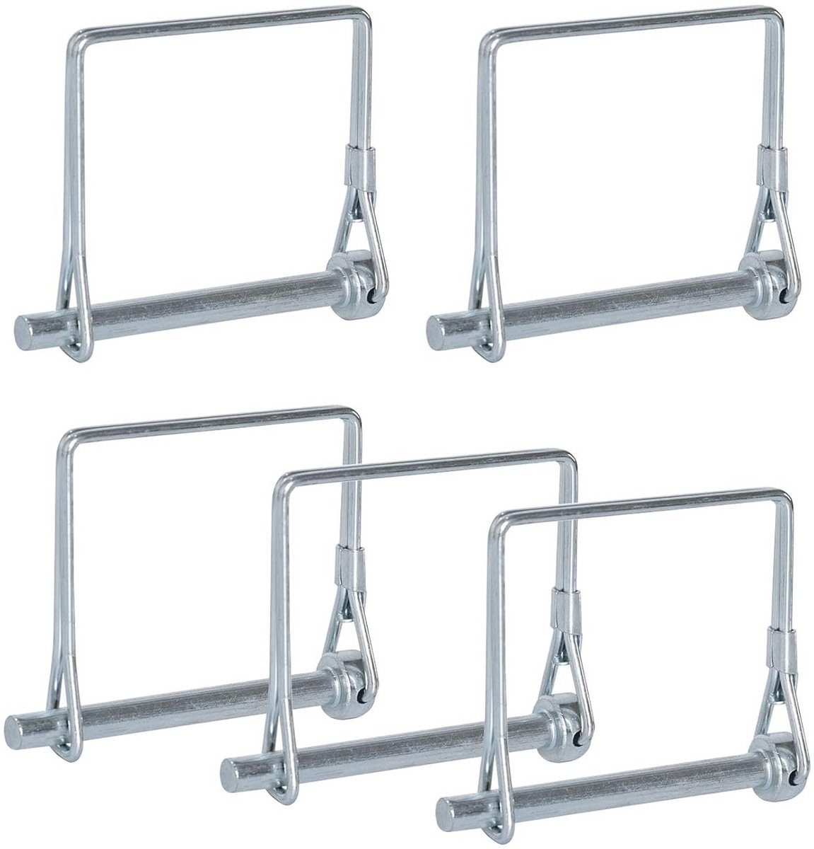 Pijpklepplinten 5 stuks 8 mm klapsplint met borgpen voor tuin en haken