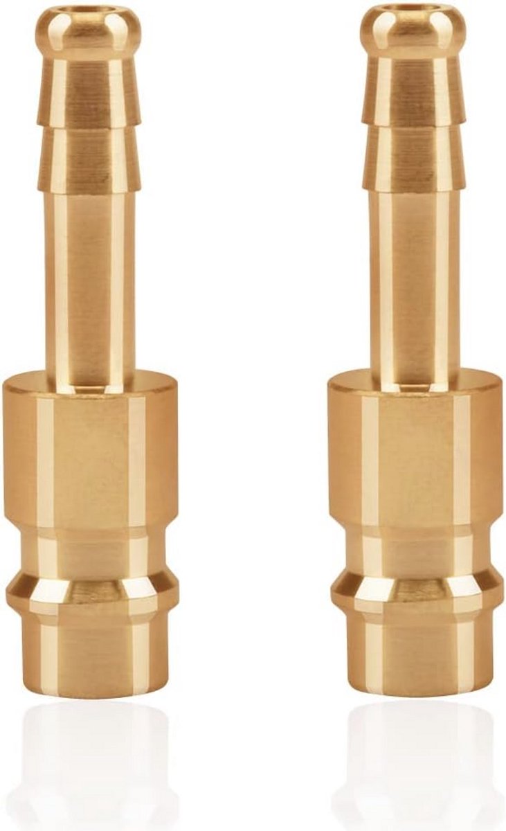 Persluchtkoppeling mondstuk 6mm - 2-delige set voor optimale gereedschapswissel