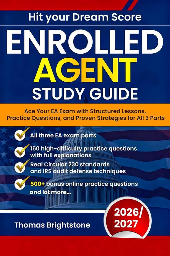 Enrolled Agent Study Guide 2026: Ace Your EA Exam with Struc ... - cover