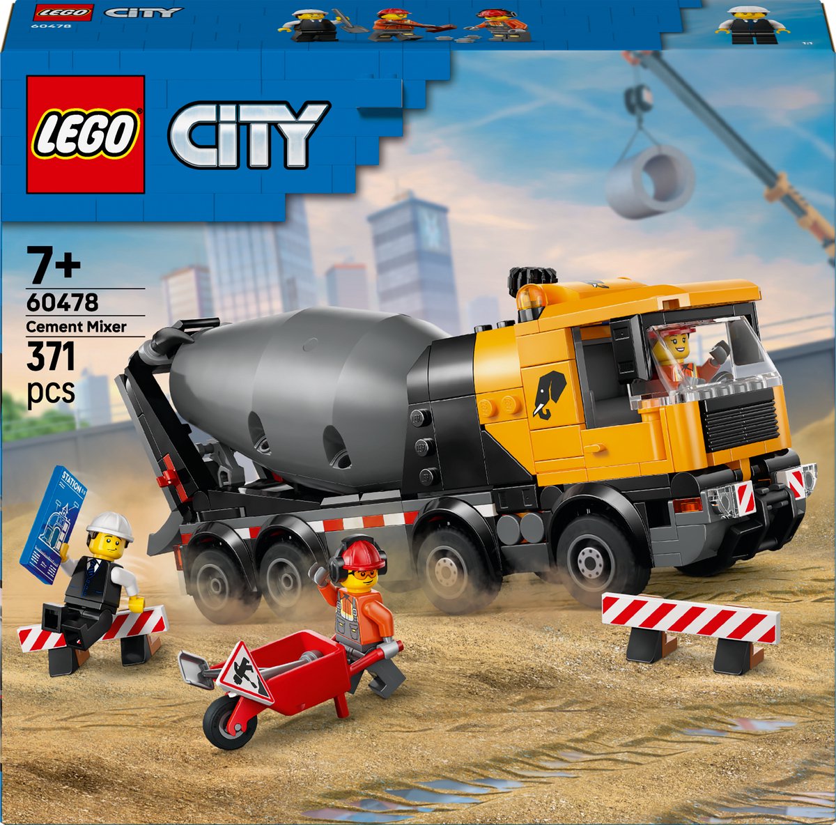 LEGO City Great Vehicles - Cementwagen - 6+ Jaar - Inclusief Figuren — afbeelding 16