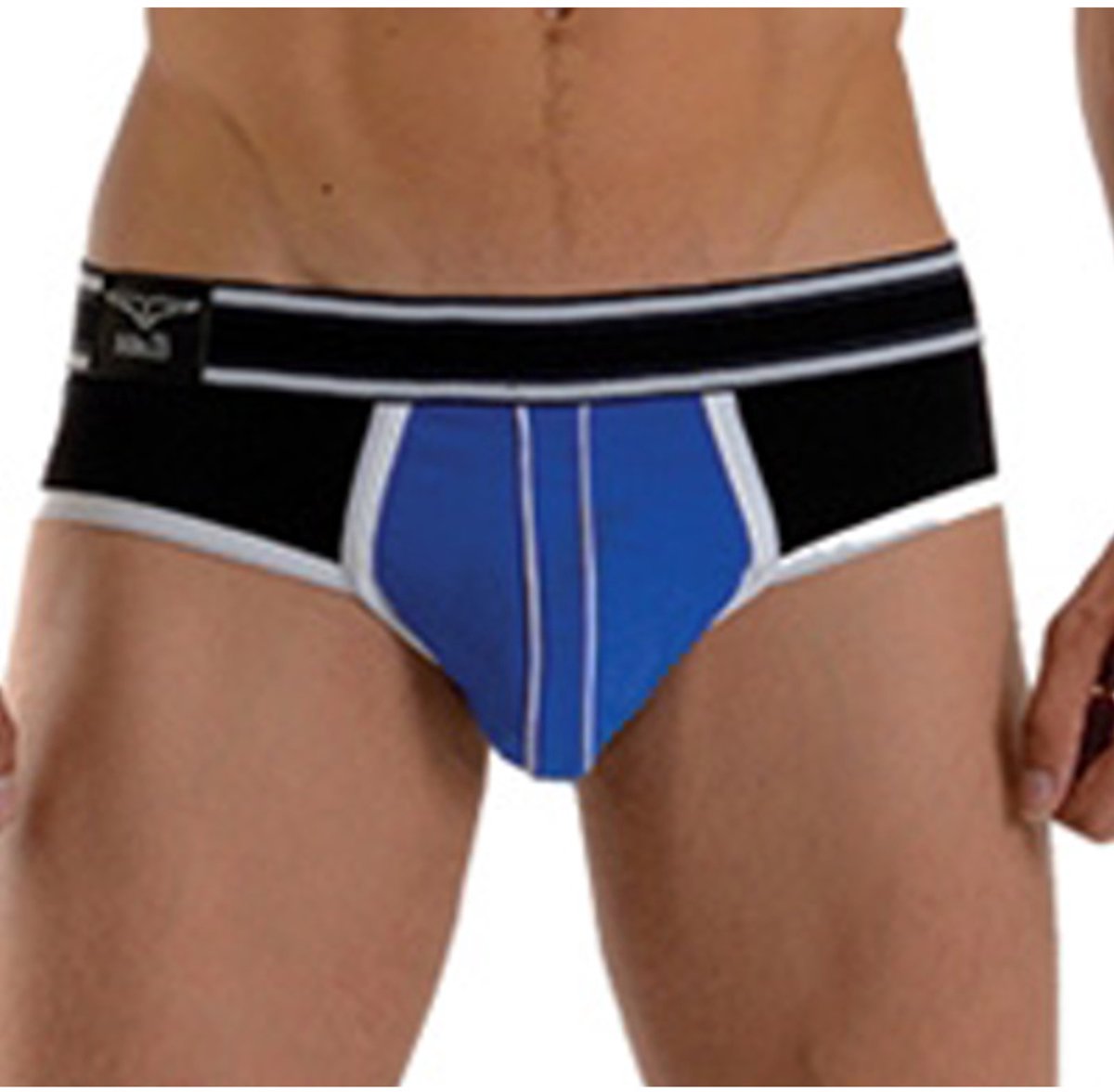 Mister b urban bronx brief blue black small