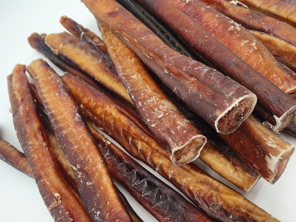 Rund Bullepees hondensnack 15cm 500gr