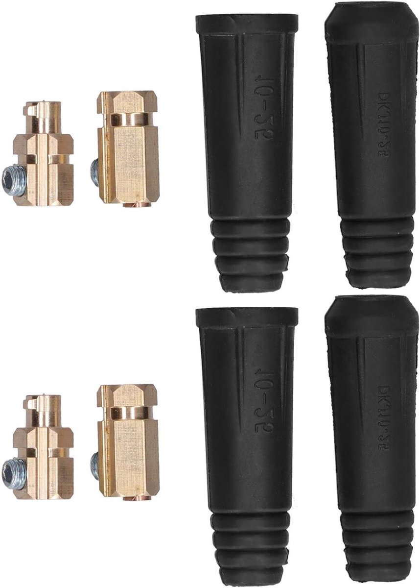 Cosensi - Lassnelconnector Kabelconnector Laskoppeling 10-25 mm² Dkj10-25 Rubber Messing Snelle Mannelijk Vrouwelijk Stekkerfittingen