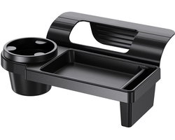 Vensterbewogen Auto Organizer - Multifunctionele Clip-On Bekerhouder & Telefoonstandaard | Boorvrij Universeel Passend voor SUV's/Vrachtwagens/Autos (1 Stuk)